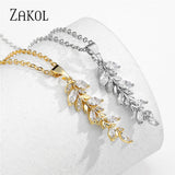 Leaf Shape Pendant Necklace Choker Chain Women Christmas Birthday