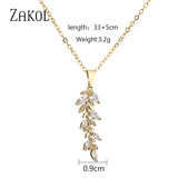 Leaf Shape Pendant Necklace Choker Chain Women Christmas Birthday