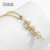 Leaf Shape Pendant Necklace Choker Chain Women Christmas Birthday