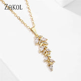 Leaf Shape Pendant Necklace Choker Chain Women Christmas Birthday