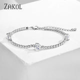 CZ Heart Bracelet Bangle Silver Jewelry BP5041