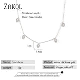 Thin Chain Leaf Pendant Choker Jewelry FSNP2169