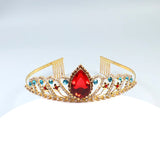 Red Love Crystal Crown Princess Birthday Gift