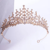 Baroque Crystal Rhinestone Wedding Crown