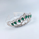 Colorful Crystal Crown Party Jewelry Princess Birthday Hair Band