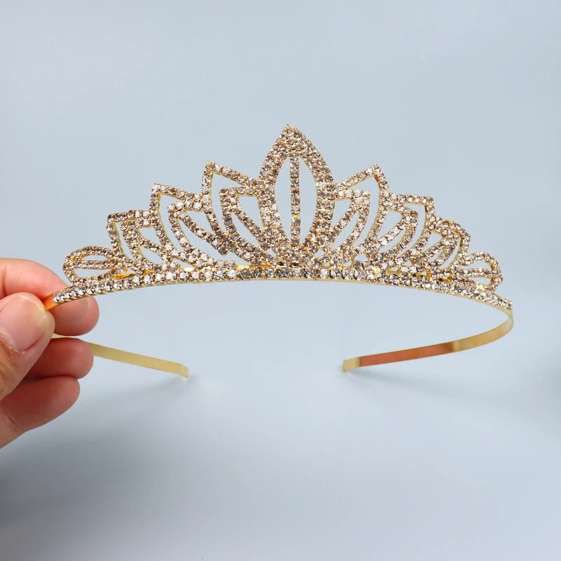 Rhinestone Princess Crown Bridal Tiaras Headwear