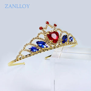 Girls Party Crown Princess Prom Tiara Jewelry Hair Accessories