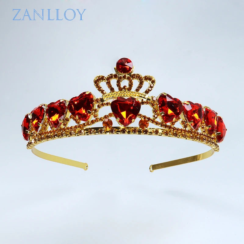 Princess Prom Tiara Jewelry Hair Accessories Bridal Crown