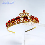 Princess Prom Tiara Jewelry Hair Accessories Bridal Crown