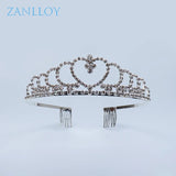 Crystal Bridal Wedding Crown Princess Tiara Birthday Hair Accessories