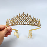 Crystal Style Bridal Crown for Party Prom Tiara