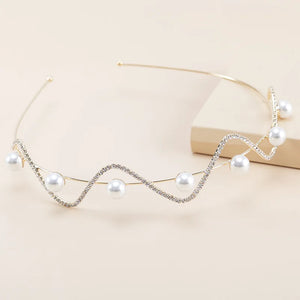 Princess Crystal Tiaras Crowns Hairband Kid Girls Bridal Wedding Party