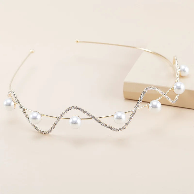 Princess Crystal Tiaras Crowns Hairband Kid Girls Bridal Wedding Party