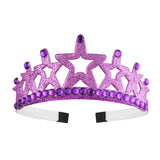 Snowflake Crown Role-play Baby Girl Toy Colorful Gemstone Headband