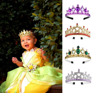 Snowflake Crown Role-play Baby Girl Toy Colorful Gemstone Headband