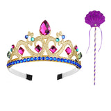 Snowflake Crown Role-play Baby Girl Toy Colorful Gemstone Headband