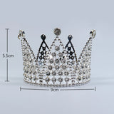 Crystal Wind Girls Party Crown Princess Prom Tiara Hair Accessories
