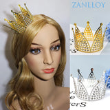 Crystal Wind Girls Party Crown Princess Prom Tiara Hair Accessories