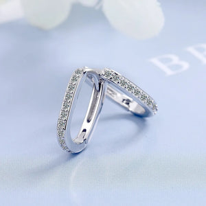 ZAY Charm 925 Sterling Silver Minimalist Stud Earrings