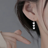 ZAY Stars Ear Clip Tassel Earrings Zircon Ear Cuff Ear Line Jewelry Gift