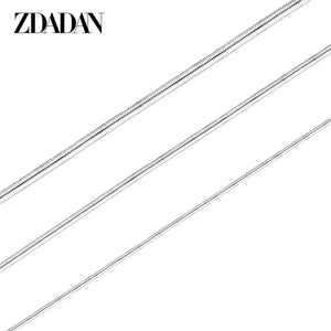 1MM/2MM/3MM Snake Chain Necklaces 925 Silver