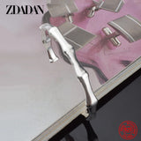 925 Silver Bamboo Joint Adjustable Bangle Wedding Jewelry