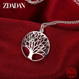 925 Silver Tree Of Life Necklace Wedding Jewelry