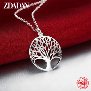 925 Silver Tree Of Life Necklace Wedding Jewelry