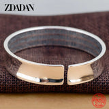 925 Sterling Silver Open Cuff Bracelet for Wedding