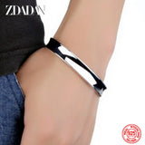 925 Sterling Silver Open Cuff Bracelet for Wedding