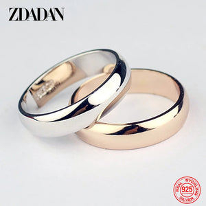 925 Silver 18K Ring For Women Jewelry Party