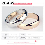 925 Silver 18K Ring For Women Jewelry Party