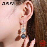 925 Silver Pearl Drop Earring Wedding Jewelry