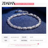 925 Silver Bracelet Chains For Women Wedding Jewelry