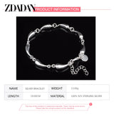 925 Silver Water Drop Bracelet For Women Jewelry