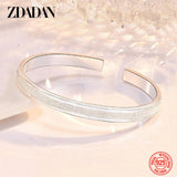 925 Silver Cuff Bracelet Bangle for Women