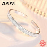 925 Silver Cuff Bracelet Bangle for Women