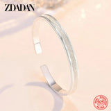 925 Silver Cuff Bracelet Bangle for Women