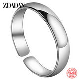 925 Silver 10MM Cuff Bracelet Bangle Women Wedding Jewelry