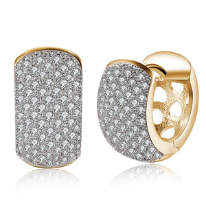 925 Silver 18K Hoop Earrings For Women