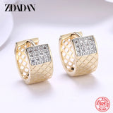 925 Silver 18K Hoop Earrings For Women