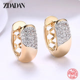 925 Silver 18K Hoop Earrings For Women