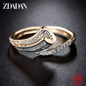 925 Silver Zircon Rings For Women