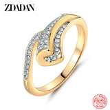 925 Silver Zircon Rings For Women