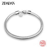 925 Silver Snake Bracelet Men Women Party Jewelry Gift