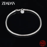 925 Silver Snake Bracelet Men Women Party Jewelry Gift