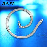 925 Silver Snake Chain Bracelet 4MM for Women Men