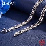 925 Sterling Silver Punk Necklace For Men Women Jewelry Accessories