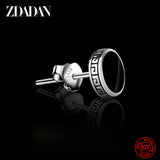 925 Silver Round Stud Earrings 6mm 8mm