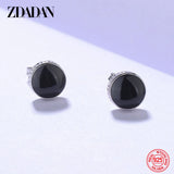 925 Sterling Silver 8mm Stud Earrings Wedding Party Gift